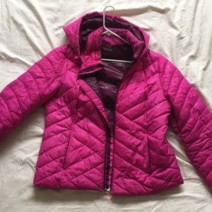 Beautiful pink puffy coat